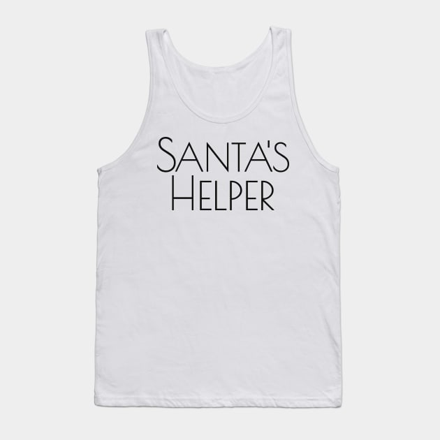 Santa's Helper Tank Top by Blended Designs